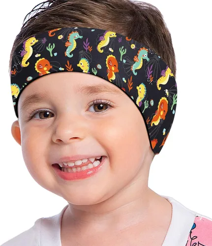 Miniatura 21 de MoKo Diadema de natación para niños y adultos, linda diadema Swinmmers para mantener el agua fuera, impermeable, banda de protección para los oídos