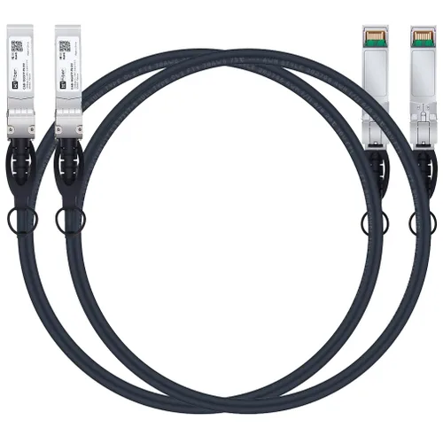 Miniatura 38 de H!Fiber SFP+ Cable 10G SFP+ DAC, 0.8 ft (0.82 pies), cable Twinax de cobre de conexión directa pasiva para Cisco SFP-H10GB-CU0.25M, Ubiquiti UniFi