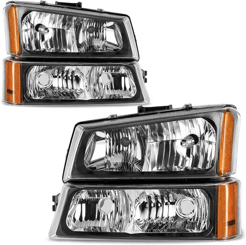 Miniatura 9 de AUTOSAVER88 - Juego de faros delanteros compatible con 2003 2004 2005 2006 Chevy Silverado Avalanche 1500 1500HD 2500 2500HD 3500/2007 Classic OE