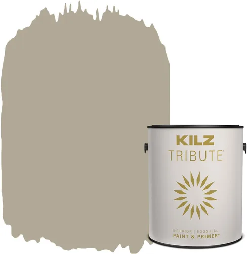 Miniatura 63 de KILZ TRIBUTE Pintura e imprimación en uno, para interiores, semibrillante, Almost Sage, 1 galón