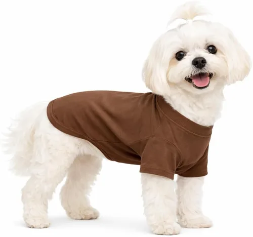 Miniatura 43 de Lovelonglong 2019 - Ropa para mascotas, Disfraces para Perro, Ropa Camisetas en blanco para Perros Grande Medianos Pequeños 100% Algodón 18