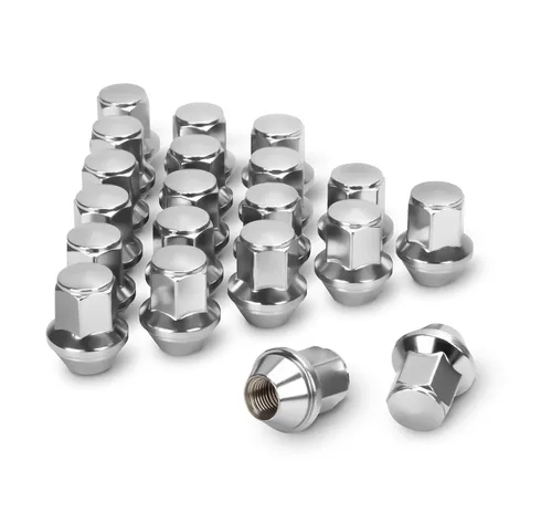 Miniatura 9 de Dynofit Tuercas de llanta OEM de 14 x 2 para F150 2000-2014, tuercas sintonizadoras de acero de fábrica de una sola pieza compatibles con Ford