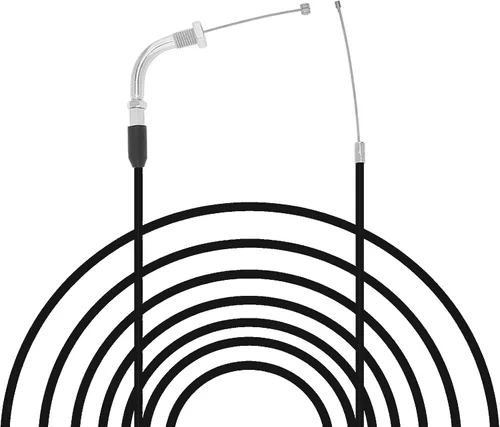 Windance Cable del acelerador de repuesto de motocicleta de alto rendimiento, 74.8 in, cable de acelerador de carburador deslizante plano ajustable
