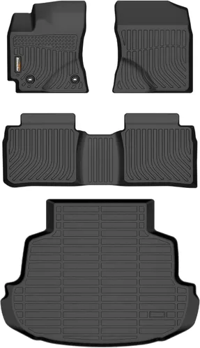 Miniatura 67 de Alfombrillas de TPE para Toyota Highlander 2014-2019 7 y 8 asientos, protección para todo tipo de clima, forros de piso de automóvil resistentes