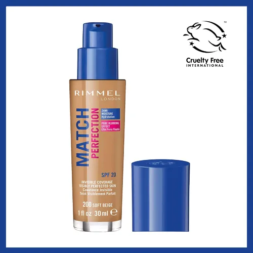 Miniatura 2 de Rimmel Base Match Perfection Spf20 200 Beige suave