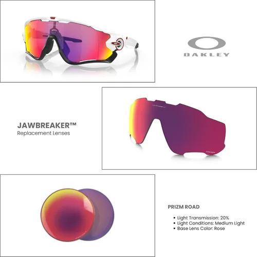 Miniatura 3 de OAKLEY Original Jawbreaker Replacement Lenses For Men For Women+ Bundle Microfiber Pouch -FRAMES NOT INCLUDED
