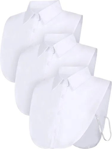 Miniatura 8 de SATINIOR 3 piezas de cuello falso para mujer, blusa desmontable con cuello de Dickey