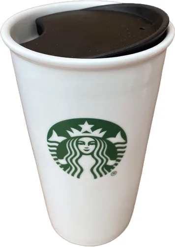 Miniatura 2 de MIE Tapa de Repuesto para Taza de Café y Taza de Té - Compatible con Taza de Viaje de Cerámica Starbucks 10oz / 12oz / 16oz, Tapa de Vaso, Tapa