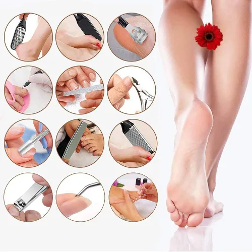 Miniatura 8 de Hoxida Removedor Eléctrico de Callos para Pies (con Aspiradora de Caspa), Cuarzo, Herramientas Recargables de Pedicura para Pies Lima para Pies, Kit