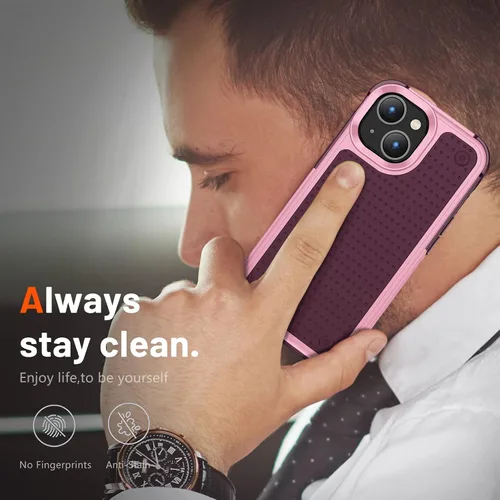 Miniatura 375 de Jeylly Funda para iPhone SE/Funda para iPhone 5S, Exterior de Plástico Duro que Absorbe Golpes + Interior de Silicona de Goma Defensor contra