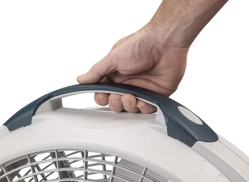 Miniatura 8 de Ventilador Lasko Wind Machine, ventilador circulador de aire con 3 velocidades, modelo 3300 de 20", gris