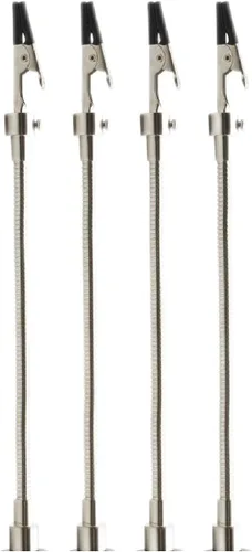 Miniatura 8 de Paquete de 2 abrazaderas de soldadura para manos de ayuda, clip de soldadura ajustable, brazos de metal flexibles de cuello de cisne, clips