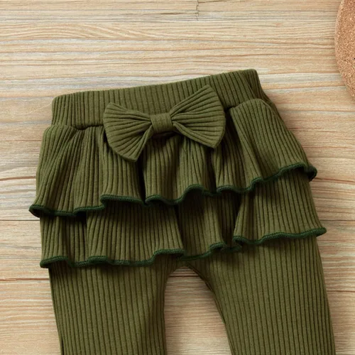 Miniatura 6 de Aalizzwell Preemie - Conjunto de ropa para bebé recién nacido traje acanalado para otoño e invierno