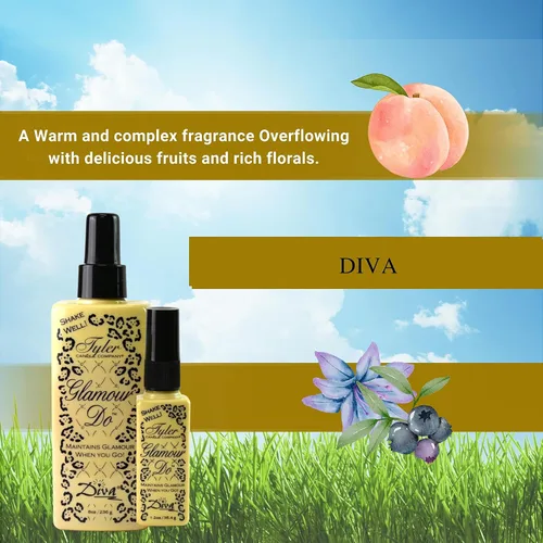 Miniatura 3 de Tyler Diva Glamour Do - Ambientador en aerosol – Eliminador de olores para olores de caca y baño – Eliminador de olores para olores fuertes