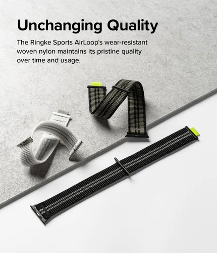 Miniatura 6 de Ringke Sports Air Loop compatible con Apple Watch Band de 1.929 in, 1.811 in, 1.772 in, 1.732 in, 1.654 in, nailon ligero transpirable para mujeres