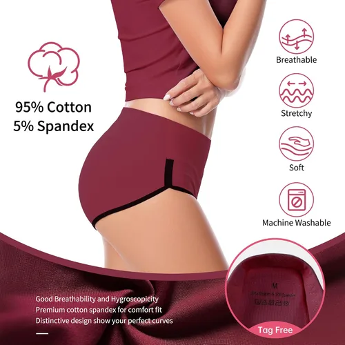 Miniatura 3 de Ropa interior de algodón para mujer, bragas para mujer, ropa interior de algodón para mujer, bragas para mujer