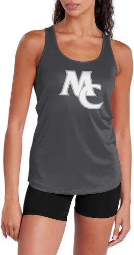 Miniatura 96 de Camiseta deportiva sin mangas oficial de NCAA Collegiate para mujer, con espalda cruzada, colección con logotipo primario