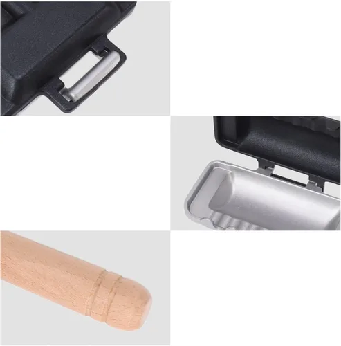 Miniatura 7 de Sartén para hornear sándwich de doble cara, sartén de doble cara, máquina de quesos a la parrilla, antiadherente, para desayunar