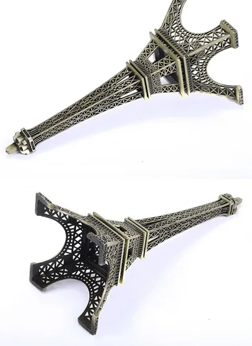 Miniatura 3 de Nightwolf® 5.9 pulgadas bronce Paris Torre Eiffel modelado hierro arte arte regalo para decoración del hogar estatuas