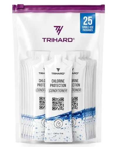 TRIHARD Acondicionador para antes y después de la natación | Acondicionador para nadadores | Protección del cabello antes de nadar | Solución de