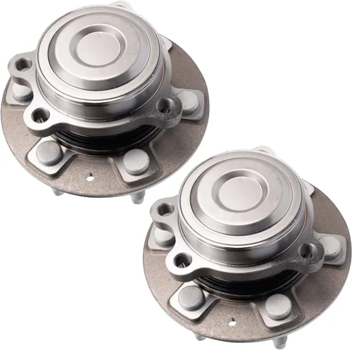 Miniatura 125 de TRQ Juego de 2 rodamientos de rueda delantera y conjunto de cubo 4WD compatible con Ford Ranger Mazda B4000 1998-2000