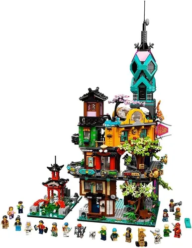 Miniatura 4 de LEGO NINJAGO Kit de Construcción NINJAGO City Gardens 71741; Set de Juego Casa Ninja con 19 Minifiguras, Nuevo 2021 (5,685 Piezas), Multicolor