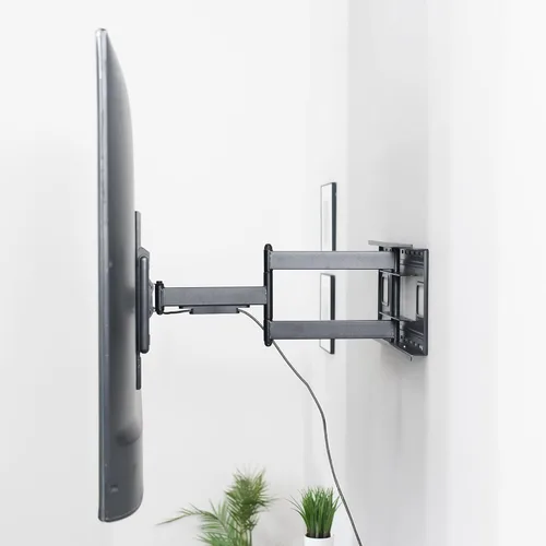 Miniatura 9 de VIVO Soporte de pared articulado para TV de pantalla grande de 43 a 85 pulgadas, para pantallas LCD LED planas y curvas, brazo extendido giratorio