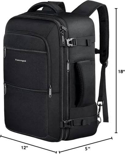 Miniatura 2 de Vancropak Mochila de mano de 9.2 gal para avión, aprobada para aviones, para hombre o mujer, resiste el agua, mochila-maleta, para viaje