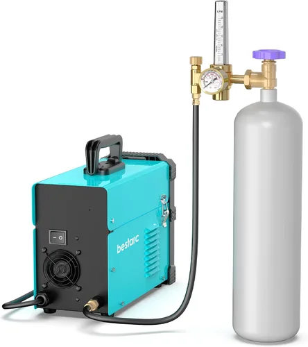 Miniatura 7 de bestarc Regulador de gas de medidor de flujo de CO2 de argón con manguera de gas de 8.2FT para soldadura MIG TIG