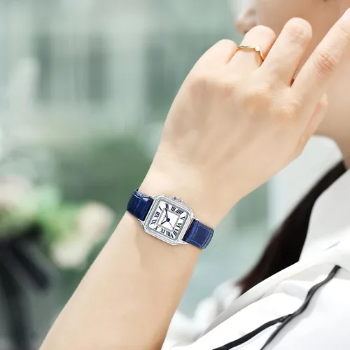 Miniatura 5 de Classic Relojes cuadrados de mujer con números romanos, de vestir, informal