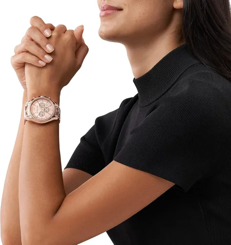 Miniatura 5 de Michael Kors Whitney - Reloj de acero inoxidable con detalles ostentosos