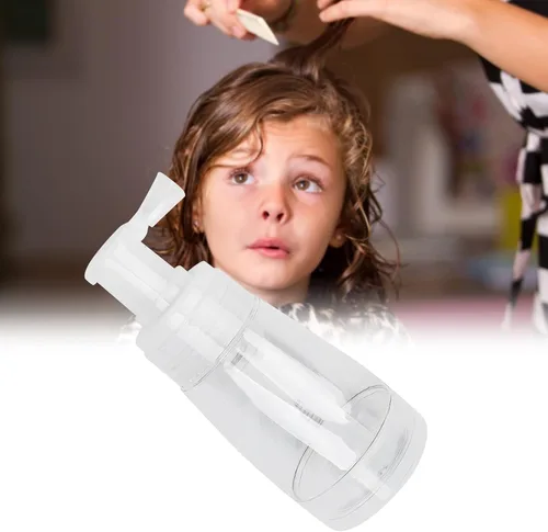 Miniatura 3 de Botella de spray de polvo para el cabello, botella de spray recargable vacía transparente, herramienta de peinado para el cabello, contenedores
