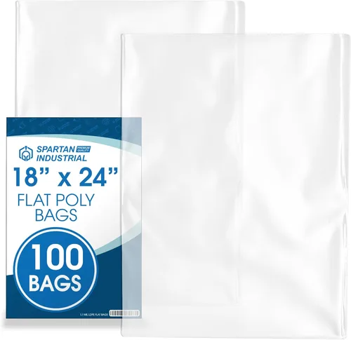 Miniatura 7 de Bolsas de polietileno transparentes planas de extremo abierto de 10 x 13 pulgadas (100 unidades) – Bolsas de plástico transparente de 1.1 mil