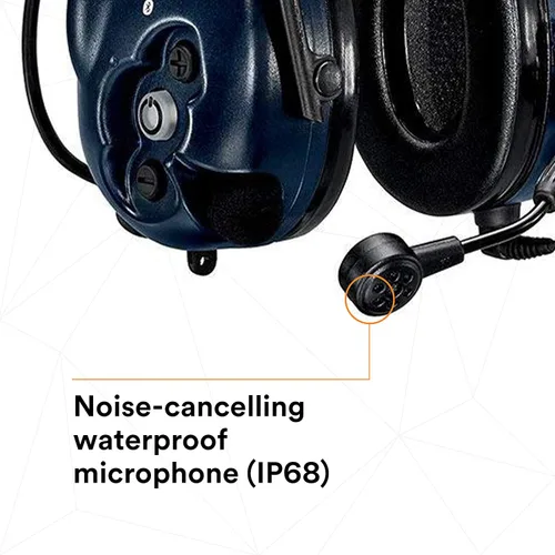 Miniatura 5 de 3M PELTOR WS LiteCom PRO III - Auriculares, casco duro adjunto, durabilidad de grado profesional, radio de comunicación bidireccional inalámbrica