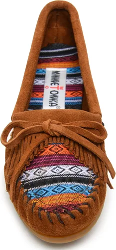 Miniatura 3 de Mocasín Minnetonka Kilty de gamuza para mujer