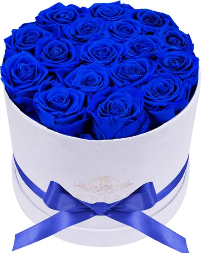 Miniatura 13 de Prifroti 17 flores en una caja de gamuza de lujo, regalos de cumpleaños para mujeres, flores preservadas, regalo de rosas para el día de la madre