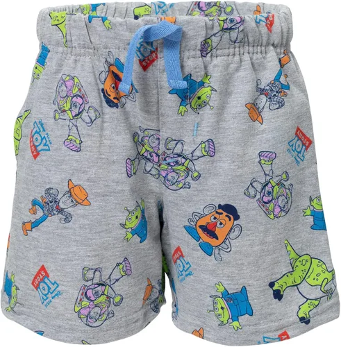 Miniatura 3 de Disney Pixar Cars Mickey Mouse King Toy Story Buzz Lightyear - Conjunto de camiseta gráfica y pantalones cortos de rizo francés