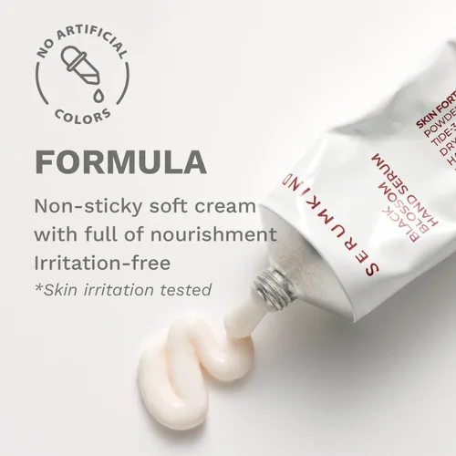 Miniatura 4 de SERUMKIND Black Blossom - Suero de manos nutritiva para manos secas y agrietadas con polvo de tulipán negro, suaviza y suaviza la textura de la piel