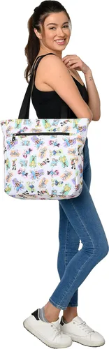 Miniatura 2 de Disney Bolsa de viaje con cremallera de Mickey Minnie Donald Daisy Goofy Plutón Print Blanco