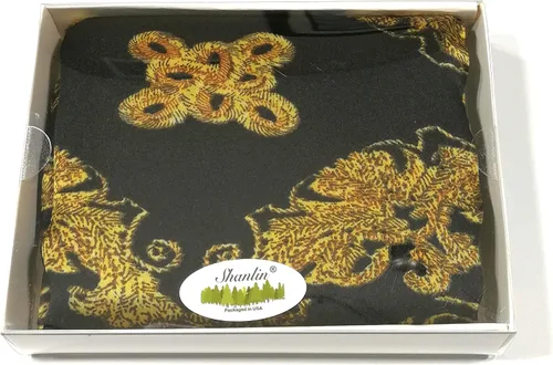 Miniatura 5 de Shanlin Bufandas largas de satén floral para mujer en caja de regalo