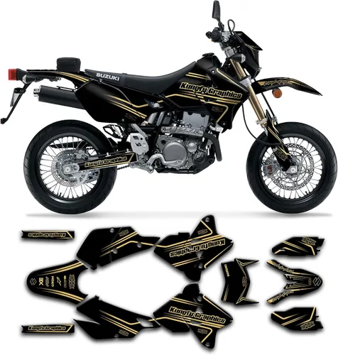 Miniatura 19 de Kit de calcomanías personalizadas para Suzuki DRZ400 E / DRZ400 Enduro / DRZ400E / DR-Z400E / DRZ400 EN 1999-2024, SZDRSE9919003-KO