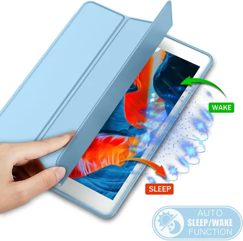 Miniatura 4 de iMieet - Funda para iPad de 9ª generación 2021/iPad de 8ª generación 2020 de 10.2 pulgadas con soporte para lápices, funda para iPad de 7ª