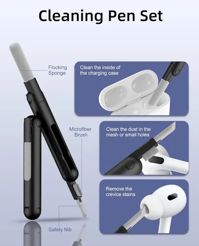 Miniatura 5 de TiMOVO Funda para Airpods Pro 3 (2025) con clip de bloqueo seguro, cubierta dura protectora automática de caída completa para Apple AirPod Pro de 3ª