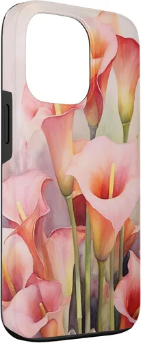 Miniatura 3 de iPhone 13 Pro Calla Lilies Flower Floral Watercolor Case