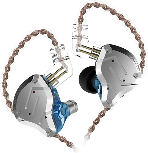 Miniatura 9 de KZ ZS12 PRO X - Audífonos intrauriculares IEM con micrófono, auriculares con cable para juegos 5BA 1DD híbridos, auriculares IEM con sonido estéreo