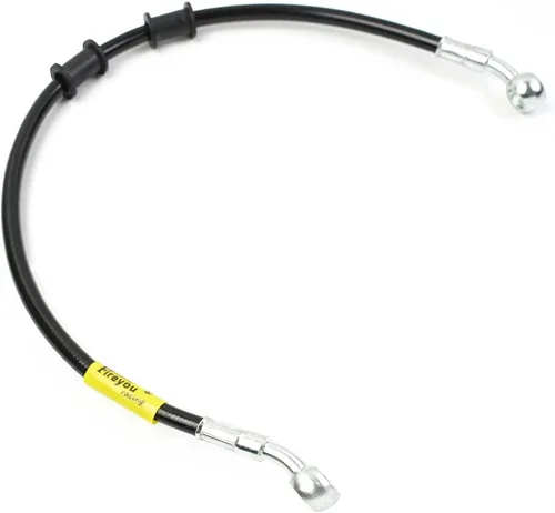 Miniatura 3 de 270-2400 AN3 1/8 pulgadas 28 grados M10 línea de freno hidráulico para motocicleta manguera de aceite de acero inoxidable trenzado para ATV