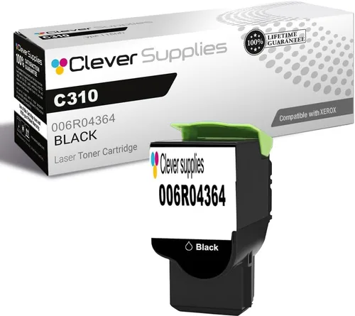 Miniatura 382 de CS compatible Xerox Phaser 6510/WorkCentre 6515 (106r03480) 2 cartuchos de tóner negro para Phaser 6510, WorkCentre 6515 2 negro