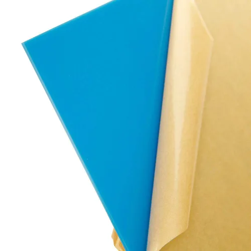 Hoja de plexiglás acrílico de 1/8 pulgadas (0.118 in) sólido azul bebé océano azul claro 12x24 pulgadas fundido 0.118 pulgadas de grosor #2648 AZM