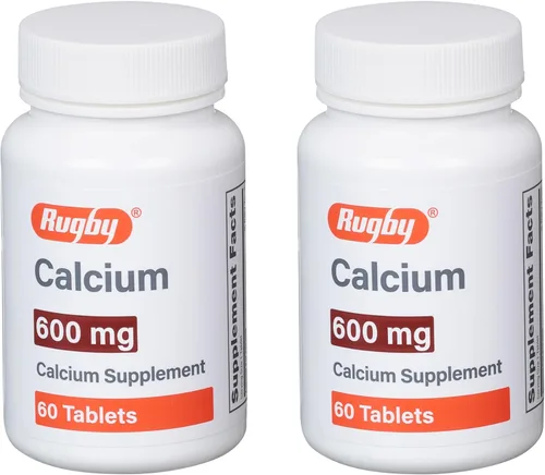 Miniatura 9 de Rugby - Tabletas de calcio de 600 mg - Suplemento de calcio - 60 unidades (1 paquete)