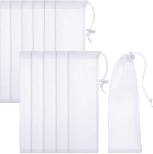 Miniatura 8 de Trampas de pelusa para lavadora, trampas de malla de nailon para el hogar, lavadora, sistemas de drenaje, filtro de mangueras de descarga, 9.4 x 3.1